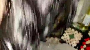 Impressive Sloppy Sucking On Big Black Cock