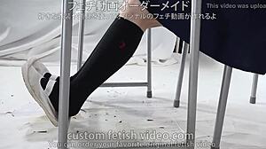 Socks Fetish With Feet And Shoes