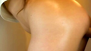 Japanese step sister bends over for doggystyle.