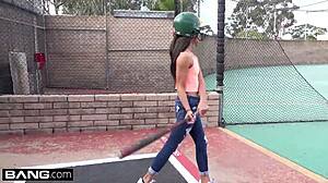 Aria Skye Gets Blowjob and Pussy Pounded Outdoors