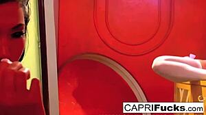 Capri fucks london lesbian style