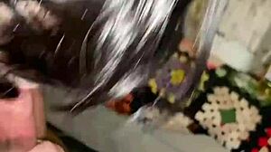 Impressive Sloppy Sucking On Big Black Cock