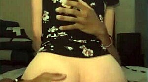 Latina teen couple engages in real anal sex with big cock, cumshot, and orgasm