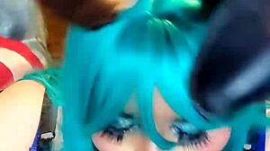 I'm A Very Naughty Bunny Riding Big Cock With Cumshot Pt3!