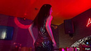 i picked her up in the club and fucked her hard with creampie