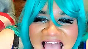 I'm A Very Naughty Bunny Riding Big Cock With Cumshot Pt3!