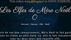 French Elves of Mother Christmas in Dirty Talk Porn
