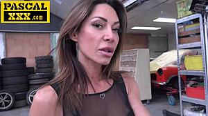 Gorgeous FRENCH MILF takes it ROUGH in the ASS