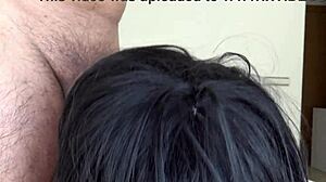 french stepmom rims and sucks until he cums