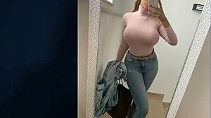 i'm a sexy bbw girl with huge boobs, showing them off for you