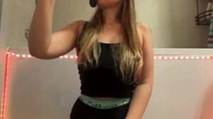 Crazy masturbation in the shower