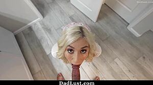 hot babe kay lovely eager to taste stepdad in pov