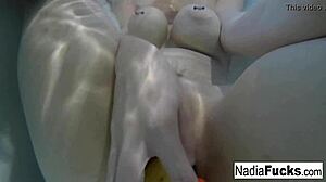 Sexy Nadia Bathes And Plays With Rubber Duckies 😍