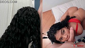 Cute teen's first blowjob and fuck!