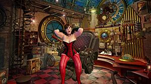 Granny Carmen Angel fucks herself with majestic dildo 😍