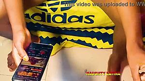 Hot wife gets fucked by home teacher with big monster cock in naughty session