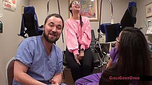 Behind the scenes of Tampa University's entrance physical with Kitty Catherine