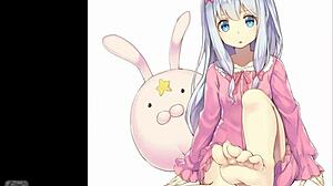 anime feet jerk off challenge 2, toes and feet in game compilation hentai contest