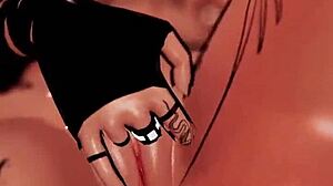 I ride a dildo in VR as a horny trans girl and cum hard