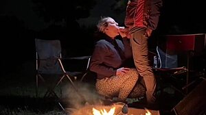 Hey, I'm using my pussy at the public camp, trying to get caught