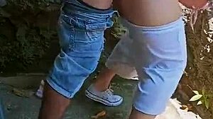 happy new year horny ones fucking behind an abandoned house