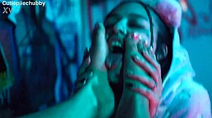 tickling feet and playing with pussy with lesbian friend!