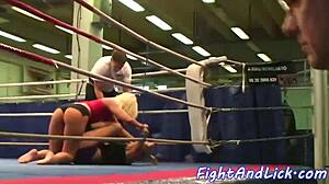 I watch glam babes wrestling and lickin pussy