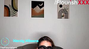 Masked MILF Mandy Mileena in H-Town BBC Threesome with Rimjob and Monster Cock