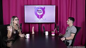 Watch Bora Cast compilations with Bruna Carlos on sheer red