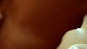 tasha reign rubs her super horny clit with big natural tits and ass