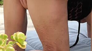 Mature Amateurs Having Sex in the Garden!