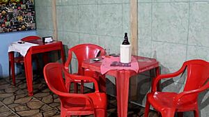 Naughty Group Fucks In The Corner Bar With Big Tits On Display 😈