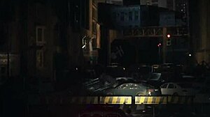 Athletic Claire Redfield in Topless Fitness Routine