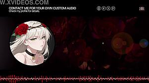 F4a erotic audio tempting petals feminization with strapon