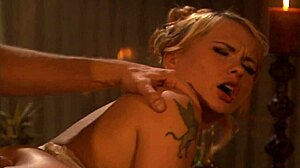 Katja Kassin feels intense pleasure as Steve Holmes fucks her ass.