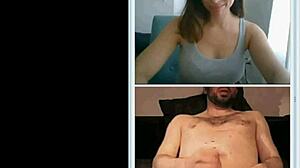 Cute Girl Helps Stranger Jerk Off More At Webcamshub Com