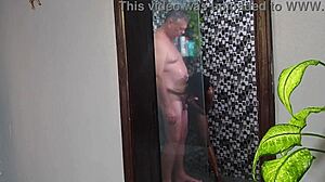 Morning shower sex she eats pussy after cum