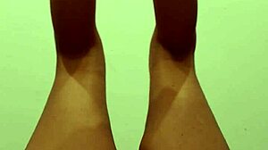 my wife does nude workout and stretches her hairy pussy