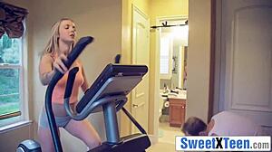 18+ teen babe loves doggystyle with bad boys! 😏