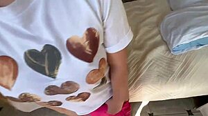 I bend my cute stepsister over for a rough blowjob and loud orgasm.