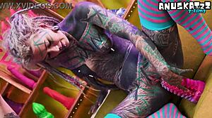 Alt Girls Unleash Wild Passions With Intense Dildos, Teasing Their Tight Assholes To Orgasmic Heights