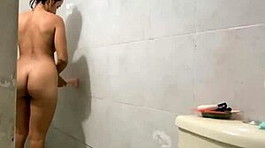 Cousin catches me masturbating in bathroom