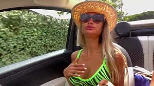 Monika Fox Strips Naked