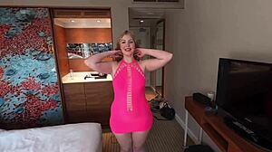 Young blond with big natural tits, fuck me stepbrother