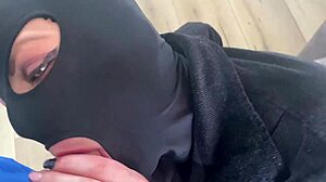 Milfy Calla teases stranger with sexy pantyhose