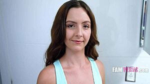 stepsiblings riding hard in forbidden bathroom encounter!