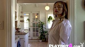 Ashley Nash strips to reveal big tits and ass