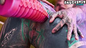 Alt Girls Unleash Wild Passions With Intense Dildos, Teasing Their Tight Assholes To Orgasmic Heights