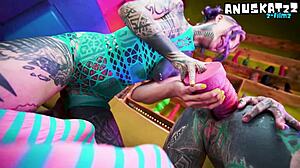 Alt Girls Unleash Wild Passions With Intense Dildos, Teasing Their Tight Assholes To Orgasmic Heights