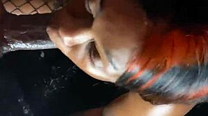 i spit on her while fucking bent over, sucking, creampie, striptease, big ass ebony, clothes ripped, fetish compilation.